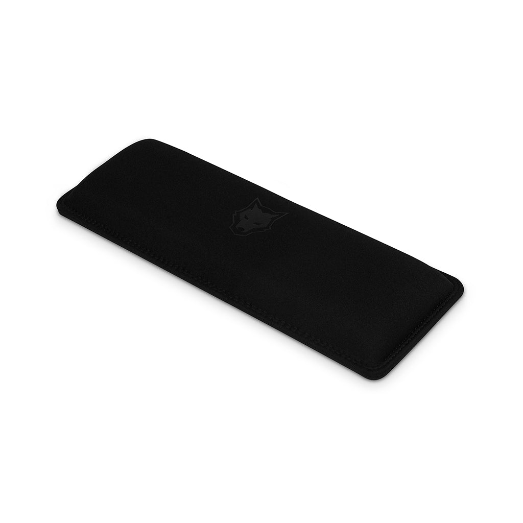 Wrist Rest Pad for Keyboards, Compact, Stitched Edges, 11.5”x4”x1” (Black)