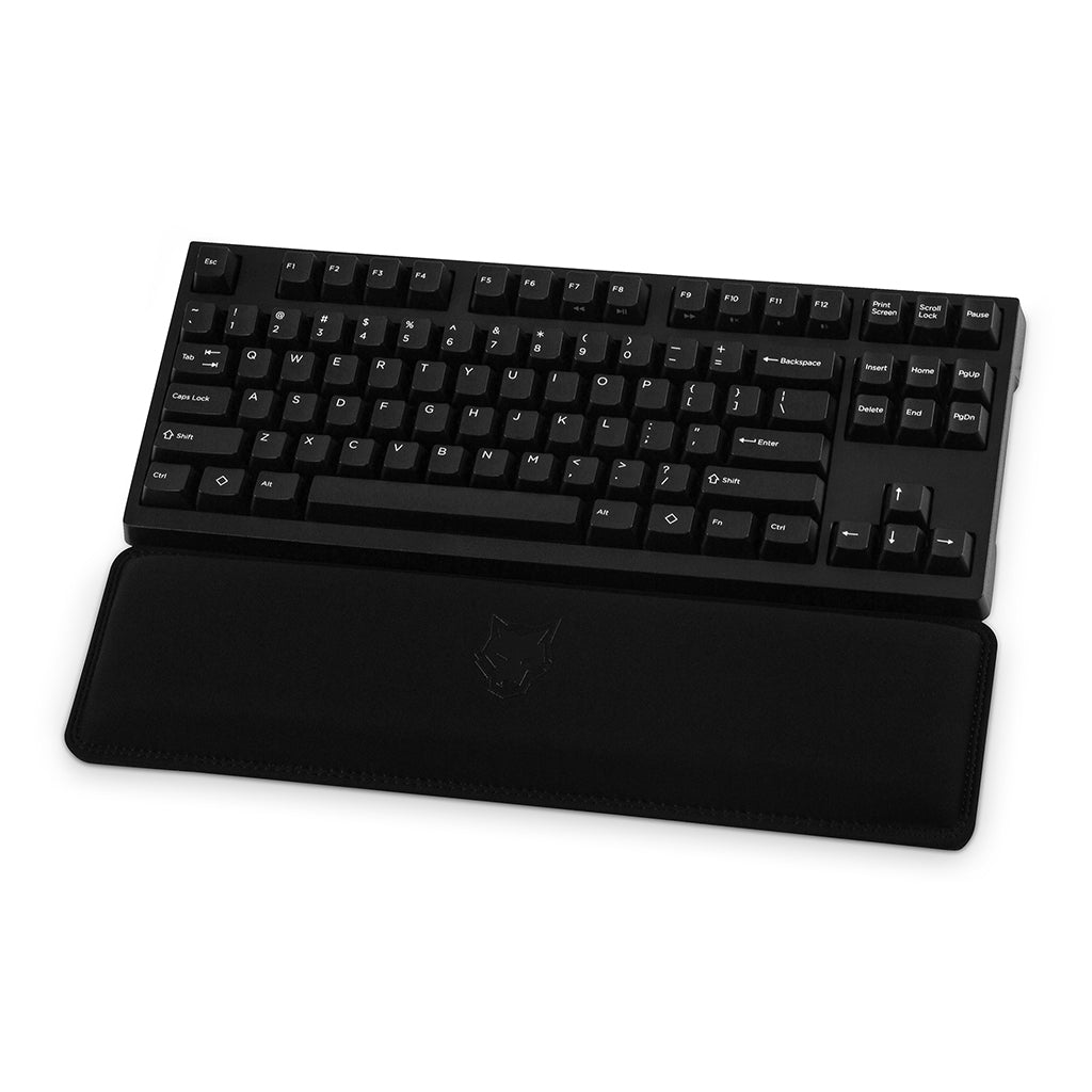 Wrist Rest Pad for Keyboards, Tenkeyless, Stitched Edges, 14.5”x4”x1” (Black)