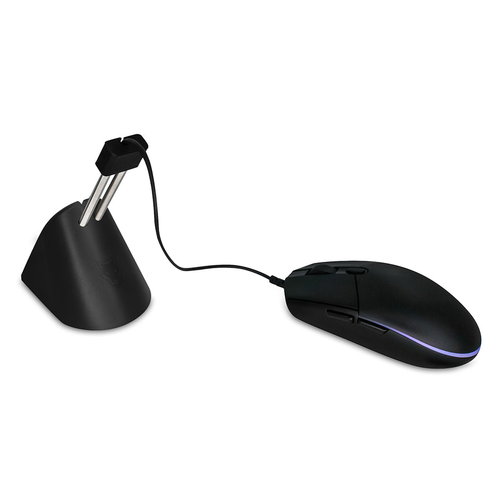 Mouse Bungee, Mouse Cord Holder and Cable Management Device (Black)