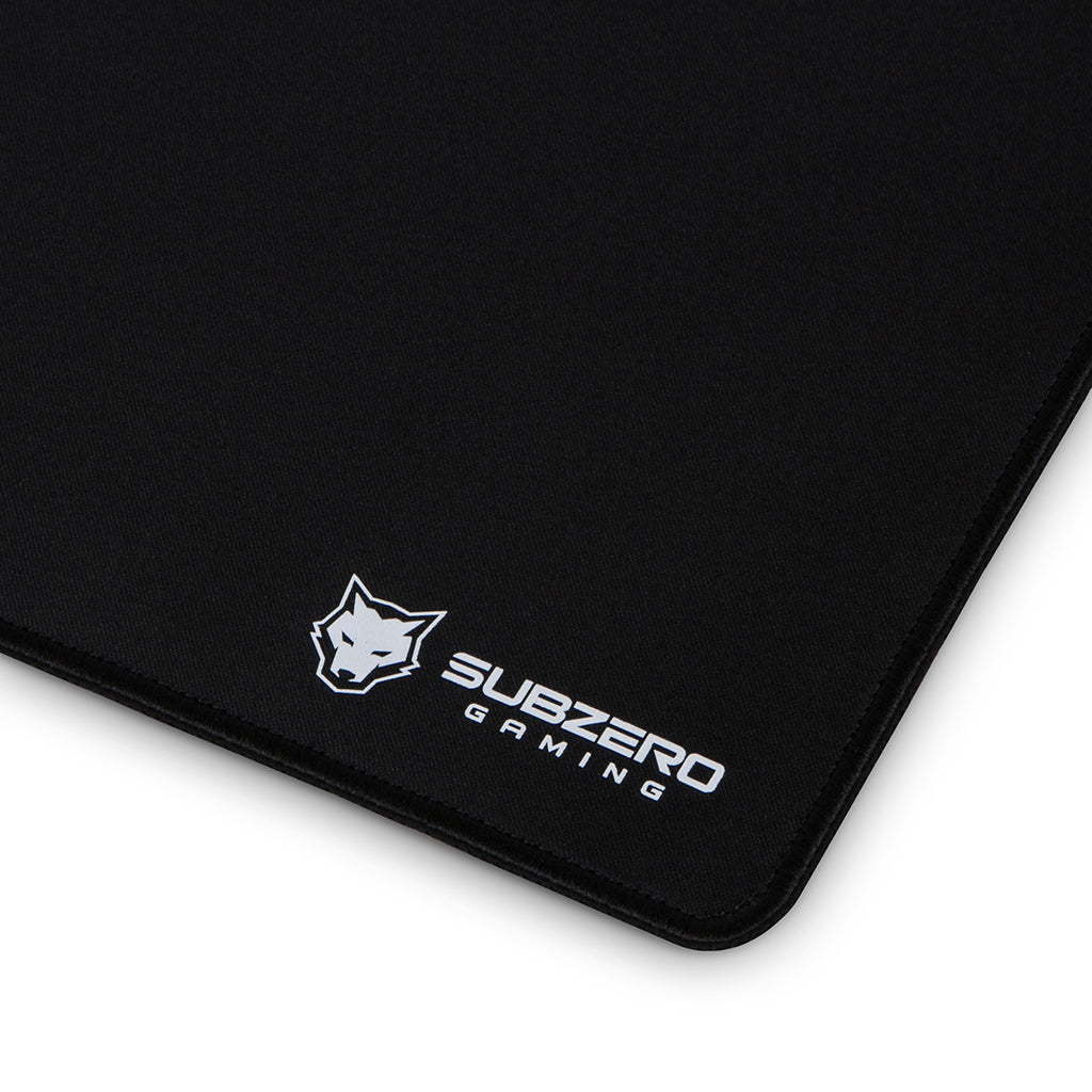 TYKA Extended Mammoth Soft Gaming Mouse Pad, Long XXL, Stitched Edges, 36&quot;x18&quot; (Black)